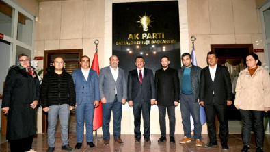 Başkan Gürkan, AK Parti Battalgazi İlçe Başkanlığını Ziyaret Etti