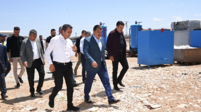 Başkan Gürkan, Saatte 300 Ton Kapasiteli Yeni Bir Asfalt Plenti Yapılıyor