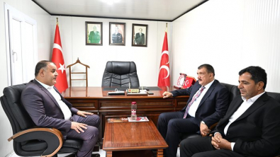 Başkan Gürkan’dan Mhp İl Başkanı Gök’e Hayırlı Olsun Ziyareti