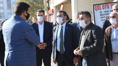 Başkan Şerifoğulları, Sanayi Sitesi Esnafını Ziyaret Etti
