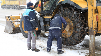 Battalgazi Belediyesi’nin Karla Mücadele Çalışmaları Başladı