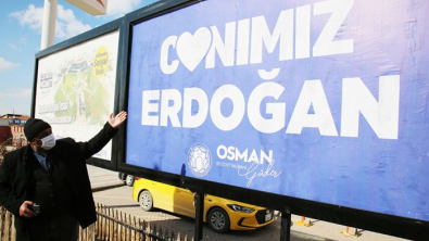 Battalgazi’de Canımız Erdoğan Görseli Büyük İlgi Gördü