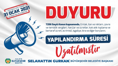 Borçların Yapılandırmasında Süre Bir Ay Uzatıldı