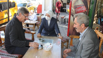 Çalık’tan Saray ve Büyük Hüseyinbey Mahallelerindeki esnaflara ziyaret