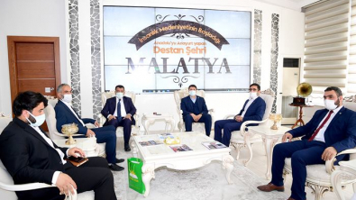 Hüda-Par Malatya İl Başkanı Dönmezer’den Başkan Gürkan’a Ziyaret