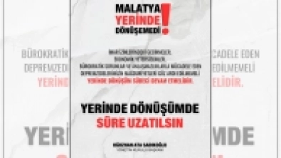 Sadıkoğlu: “Yerinde Dönüşüm Süreci Uzatılmalı, Depremzedelerin Sesi Duyulmalı”
