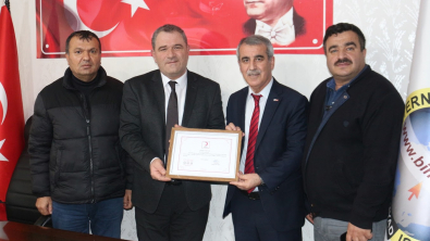 Türk Kızılay Malatya Şubesinden Teşekkür Belgesi