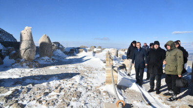 Vali Hulusi Şahin Nemrut Dağı Milli Parkında