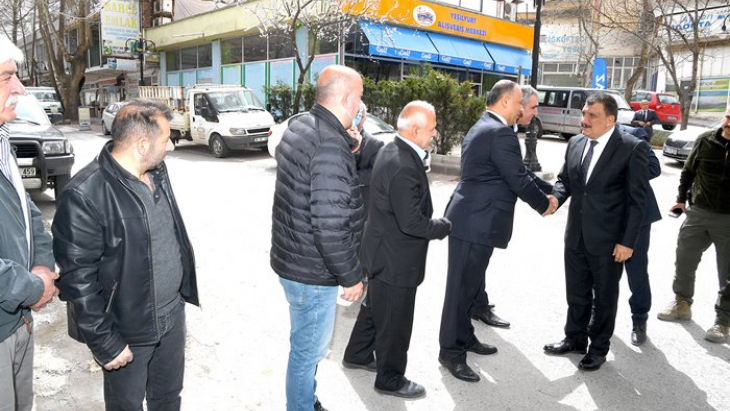 Başkan Gürkan, Esnaflarımıza Her Zaman Kapımız Açık Olmuştur