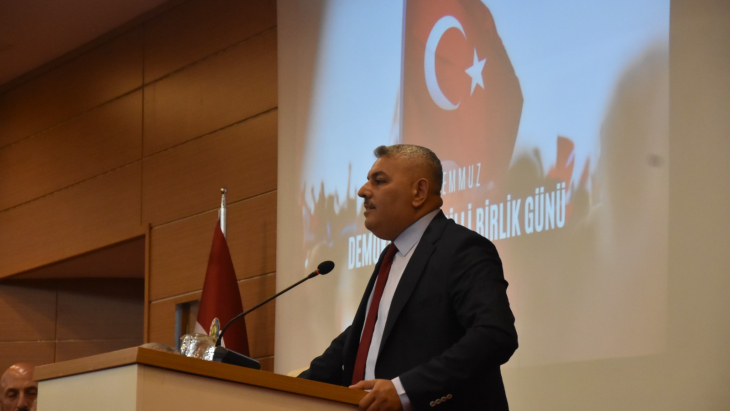 Başkan Sadıkoğlu’ndan 15 Temmuz mesajı