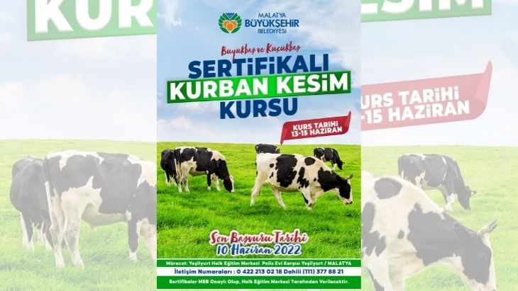 Büyükşehir Belediyesi Sertifikalı Kurban Kesim Kursu Düzenliyor