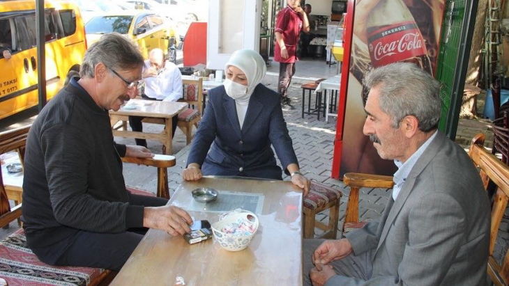 Çalık’tan Saray ve Büyük Hüseyinbey Mahallelerindeki esnaflara ziyaret