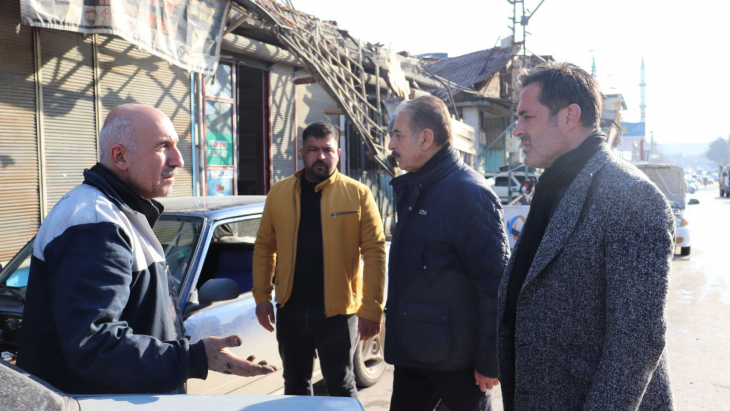 Esnafın deprem yaralarının sarılması talepleri Cumhurbaşkanı Erdoğan’a sunuldu