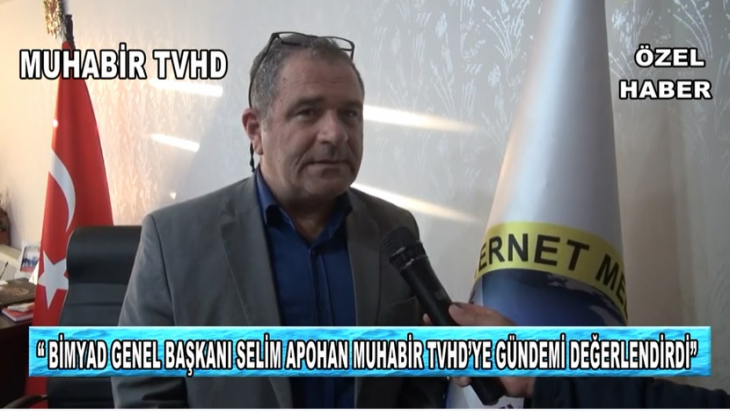 Genel Başkan Apohan Muhabir Tvhd’ye Gündemi Değerlendirdi