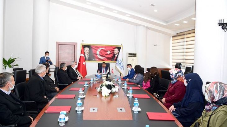 Hekimhan Mhp Teşkilatı’ndan Başkan Gürkan’a Ziyaret