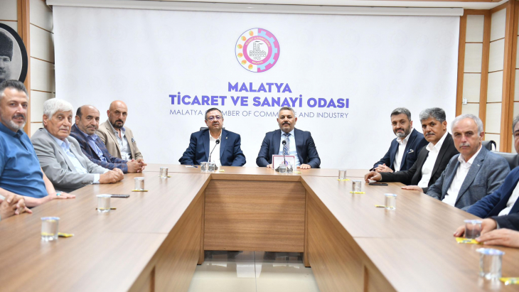 İl Başkanı Bakan, MTSO Başkanı Sadıkoğlu ve Yönetimiyle Bir Araya Geldi
