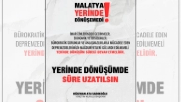 Sadıkoğlu: “Yerinde Dönüşüm Süreci Uzatılmalı, Depremzedelerin Sesi Duyulmalı”