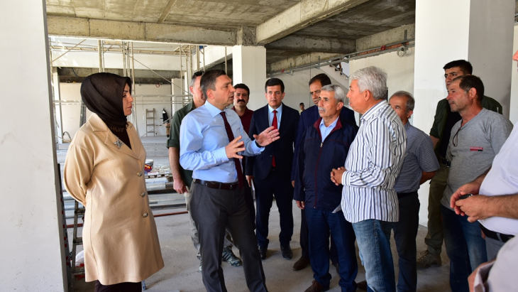 Vali Şahin Şehriban Günata Anadolu Lisesi’nde İncelemelerde Bulundu